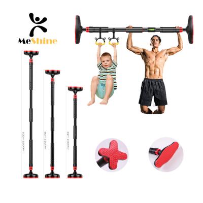 China Stainless steel+PP adjustable portable door frame pull up bar for home door for sale