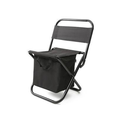 China Factory wholesale high quality 600D oxford fabric folding chair with cooler bag for sale