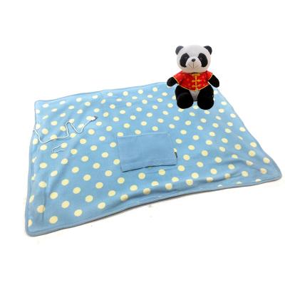 China High quality PORTABLE 12 volt small plush electric blanket heater for sale