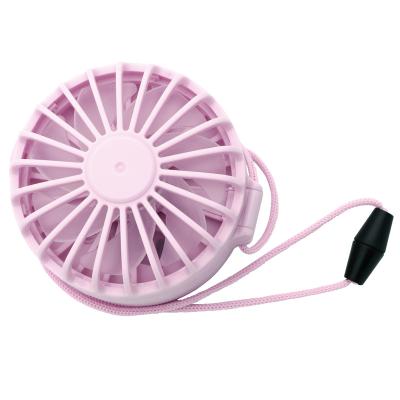 China Mini Usb Rechargeable Hotel Cooling Portable Handsfree Hanging Neck Fan For Outdoor Traveling for sale