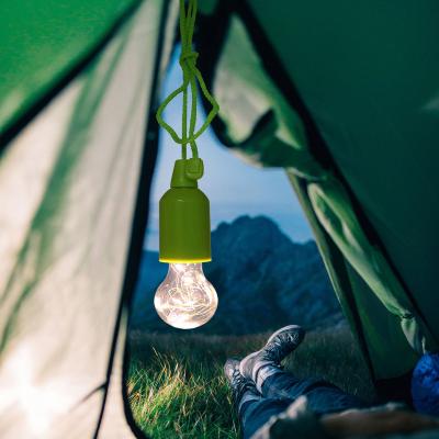 China ABS+PC Indoor Outdoor Home Decorations LED Lights Portable Hanging Camping Lantern LED Pull Rope Tent Light for sale