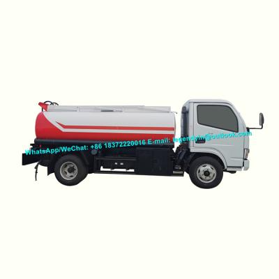 China Carbon Steel Q235 Dongfeng RHD 5m3 Gasoline Diesel Fuel Refill Truck For Sale for sale