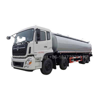 China Heavy Duty 8x4 Carbon Steel 25000 30000 Liter Fuel Tanker Truck for sale