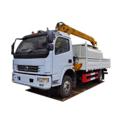 China TRUCK EXPORT Dongfeng dfac hydraulic telescopic boom 4ton crane truck sale in Kuwait for sale