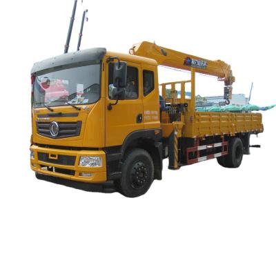 China CRANE Dongfeng LH Drive Euro 5 Tons Telescopic TRUCK 6 7 Ton Hydraulic Manipulator Crane Forward Self Loading Boom Truck PH Supplier for sale