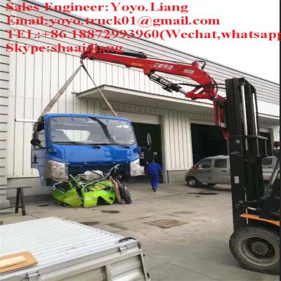 China TRUCK CRANE Forklift Attachment - telescopic adjustable forklift Jib Crane Attachment for sale