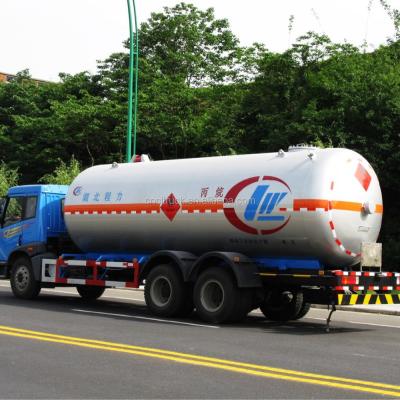 China 6x4 Liquefied Gas Tanker Transport Tanker Truck 34.5CBM 3856ml for sale