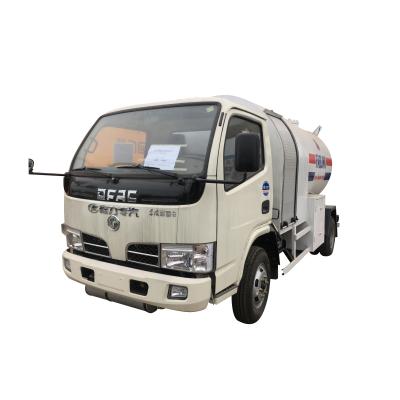 China Good carbon steel performance 1.5cbm to 5cbm 3 ton lpg bobtail truck on hot sale for sale