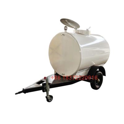 China Other Drink Water Tank Towing Trailer Mini Water Trailers 1000L 1500L 2000L Small Water Tanker Trailer for sale