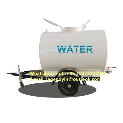 China Other Drink Water Tank Towing Trailer Mini Water Trailers 1000L 1500L 2000L Small Water Tanker Trailer for sale