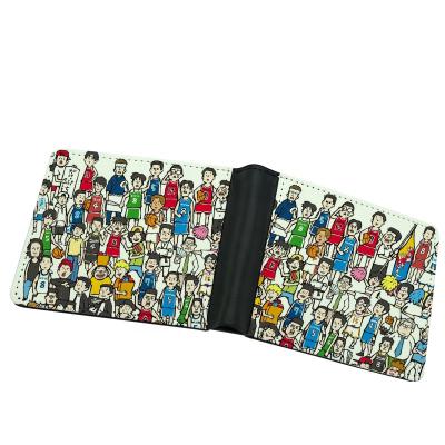 Chine DIY Anti-theft Sublimation Blank Bi-fold PU Leather Men's Wallets à vendre