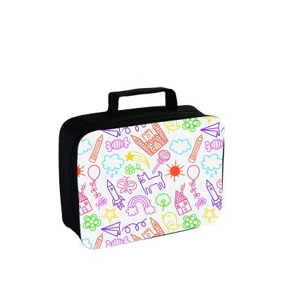 Cina Eco - Friendly Sublimation White Insulated Lunch Bag For Kids in vendita