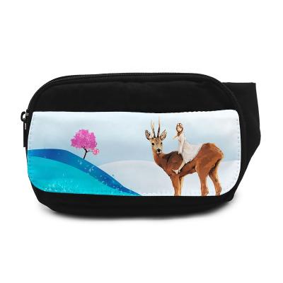 China 2020 fashion printable travel sublimation sports anti-theft running size Fanny Bag à venda