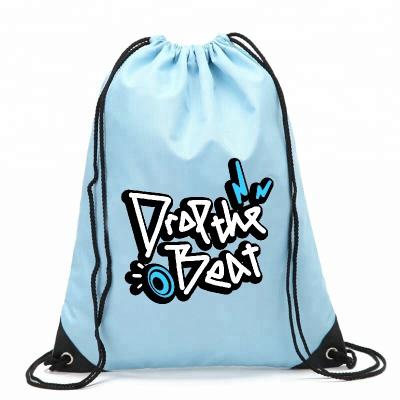 China Durable Hot Sale Sport Sublimation Empty Customized Shoulder Drawstring Bag for sale