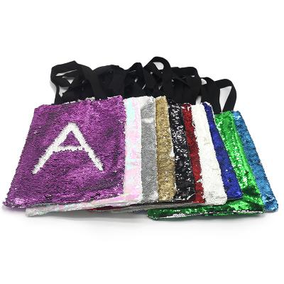 China Printable Eco-friendly Tote Bag Blank Sublimation Sequin Heat Transfer Shopping Bag for sale