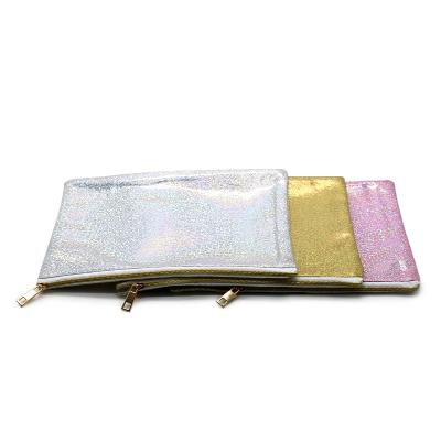 China Fashion Custom Printable Sublimation Glitter Pouch Make Up Clutch Bag for sale