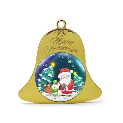 Китай Printable Metal Newcomer Sublimation Christmas Decoration Blank Bell Ornaments продается