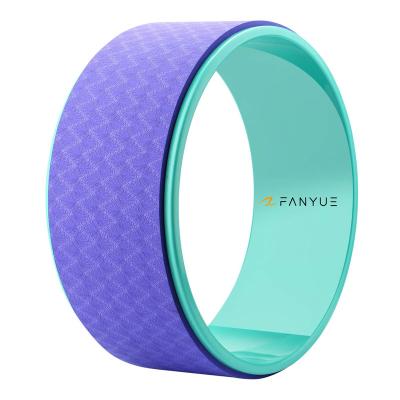 China Custom High Density Comfortable Roller Yoga Tape Logo Eco-friendly Wheel Back Wheel For Muscle Relaxation, Stretching Pain Relief for sale