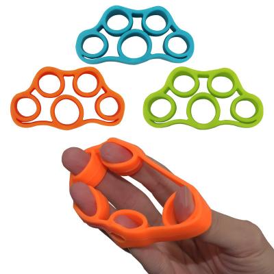 China High Quality Silicone With Flexible Silicone Hand Grip Strengthener Finger Exercise Resistance Band for sale