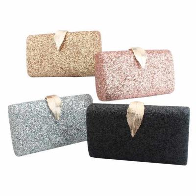 China Newest Factory Wholesale Party PU Letode Customized Shiny Metal Wedding Women Bridal Clutch Bag Ladies Evening Clutch Bag for sale