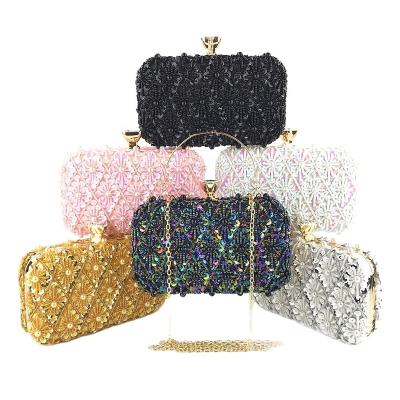 China Luxury Bag/Crystal Stone Evening Bag Rhinestone Flower Clutch Evening Bag Party Purse Wedding Female Clutch Bag Evening Clutch Bags/Newest Gift for sale