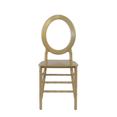 China Modern Gold Event Plastic Resin PP PC Chiavari Wedding Chair for sale