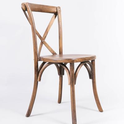 China X back chair modern antique classic classic chair back with or cushion /crossback chair with rattan seat for sale