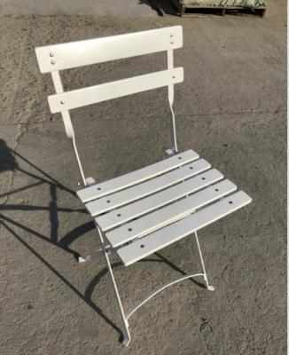 China Traditional Cheap Portable White Resin Foldable Events Garden Chairs for sale