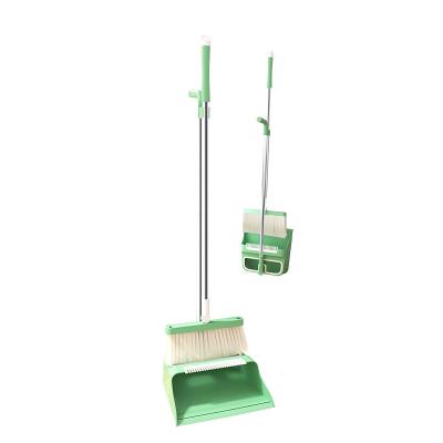 China Home Cleaning Tools Broom and Dustpan Set for Home Upright and Light Dust Pan and Sweep Combo for Kitchen Room Office for sale