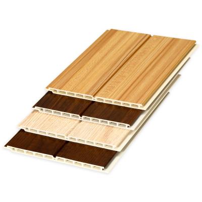 China 150*8mm Wooden Grooved Great Wall Panel WPC Interior Wall Panel Quick Installation Factory 3d Wall Partition Cladding Indoor Home Decoration for sale