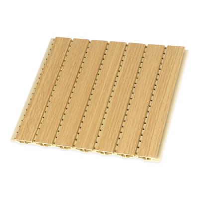 China Sound Absorption Customized Highly Effective Wooden Slat Fiber Acoustic Panels Diffusion Wall Soundproofing Wall For Office Room for sale