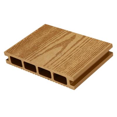 China Anti-water Wood Plastic Composite Decking Exterior Wood Flooring WPC Decking for sale