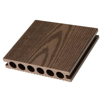 China Anti-water WPC Co-extrusion Wood Plastic Composite Decking Exterior Engineered Flooring for sale