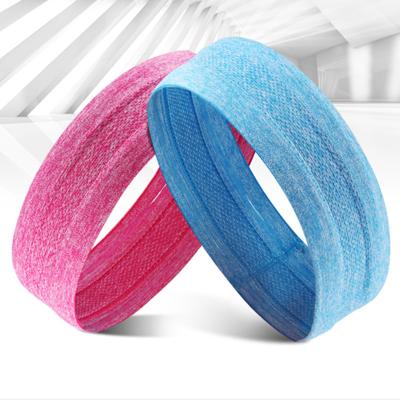 China Non Slip Sports Fitness Non-Slip Silicone Sweatband Running Headband Custom for sale