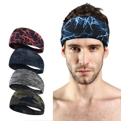 China Custom Logo Running Fitness Breathable Non-slip Yoga Sweatband for sale