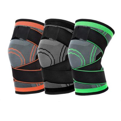 China Durable Outdoor Adult Sports Safety Knee Brace Support Elastic Workout Knee Pad for sale