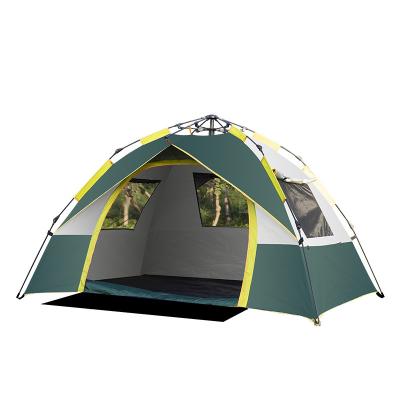 China Waterpoof/3-4 Person Outdoor Use Quick Auto Open Windproof And Rainproof Thicken Automatic Tent Outdoor Camping for sale