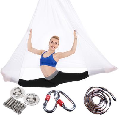 China Durable / Portable Yoga Equipment Stretch Fitness Woman Yoga Hammock Aerial Stand for sale