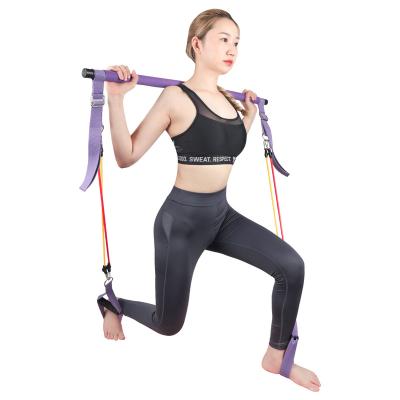 China Wholesale Adjustable/Portable Home Fitness Training Strength Pilates Adjustable Bar With Storage Bag for sale