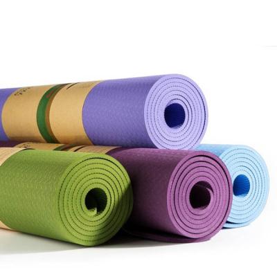 China Eco Use Gym Yoga Equipment Non-Slip Indoor Tape Customized Non-Slip Yoga Mat for sale