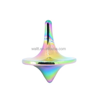 China Resounding Hot Sale Silver Spinning Spinning Top Forever Toy Gifts Promotion Desk Spinning Complete Finger Pressure Release Toys for sale