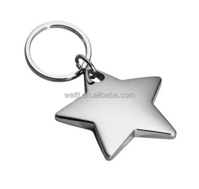 China Promotion Gifts Five Pointed Star Metal Key Chain Keychain for sale