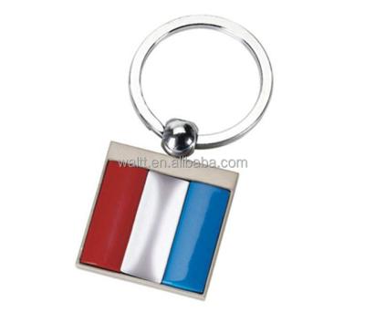 China Sports France National Flag Keychains Key Chains for sale