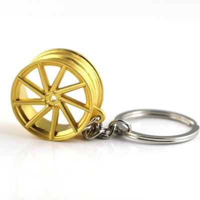 China Promotion Gifts TURBOOST VOSSEN Wheel Rim Model Keychain Creative Auto Part Car Keychain Keyfob Keyholder Accessories for sale