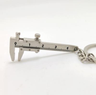 China Adjustable Mini Vernier Caliper Keychain Key Chain for sale