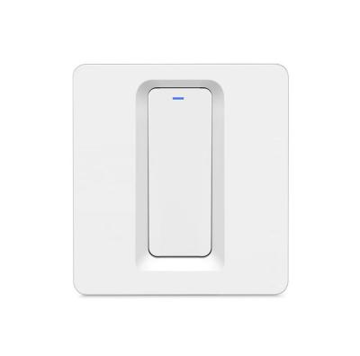 China Button Panel Lamp Wall Lamp Dimmer Switch 1gang Tuya Smart WiFi Remote Control Light Signal Key Dimmer Switch EU UK UK Work with Alexa/Google Assis for sale