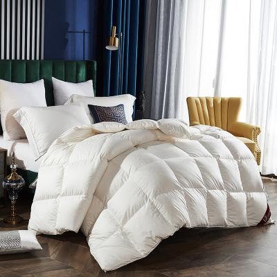 China Suppliers of new Chinese style home product quilt white goose down comforter thickened white goose down winter comforter for sale