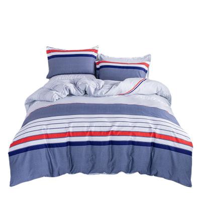 China Nondisposable four-piece of cotton set single 100% pure cotton product quilt cover sheet pillow case cotton for sale