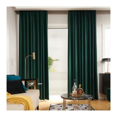 China Blackout Customized Velvet Fabric Luxury And Elegance Valance Dubai Heavy Blackout Window Curtain for sale