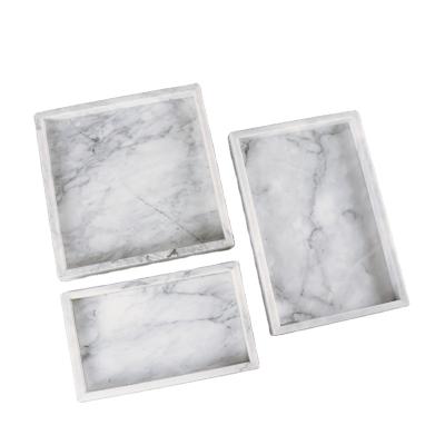 China Natural Marble Products Marble Dish Restaurant Hotel Europe Europe Marble Tray for sale